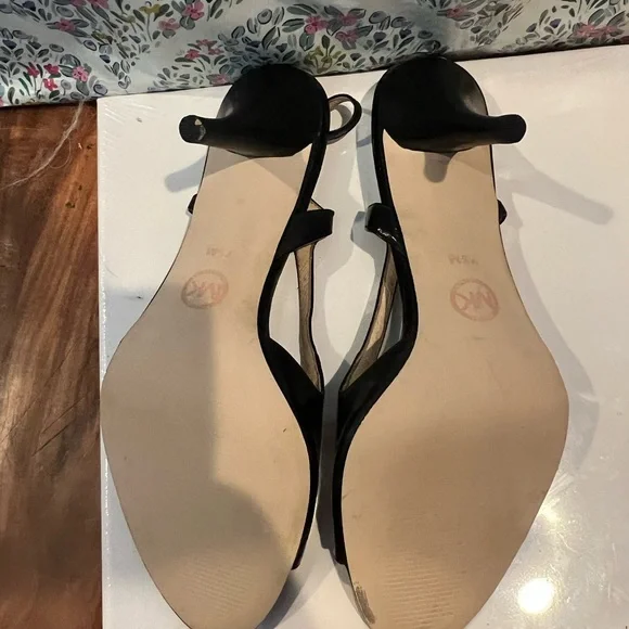 Michael Kors Black Patent Leather Sandals - Picture 5 of 5